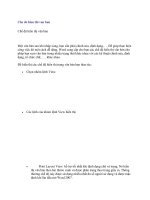 Tài liệu Chế độ hiển thị văn bản ppt