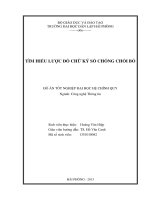 Tìm hiểu lược đồ chữ ký số chống chối bỏ 