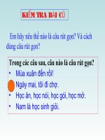 Gián án tiet81 câu đặc biệt