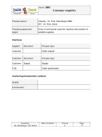 Tài liệu customer inquiries pptx