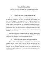 Tài liệu GÓC XÂY DỰNG TRONG HOẠT ĐỘNG VUI CHƠI pptx