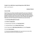 Tài liệu Chuyển từ Linux Mail Server sang Exchange Server 2007 (Phần 4) ppt