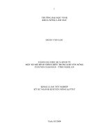 Đánh giá hiệu quả kinh tế một số mô hình trình diễn trong khuyến nông ở huyện nam đàn   tỉnh nghệ an 