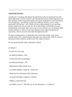 Tài liệu ActionScript Elements docx