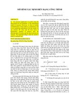 Tài liệu MÔ HÌNH XÁC ĐỊNH BIẾN DẠNG CÔNG TRÌNH ppt