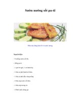 Tài liệu Sườn nướng sốt pa-tê docx