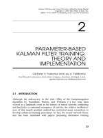 Tài liệu Kalman Filtering and Neural Networks P2 doc