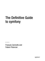 Tài liệu Definitive Guide To Symfony doc