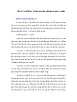 Tài liệu Một số vấn đề lưu ý với sâu bệnh hại trên lúa và màu vụ xuân doc