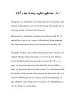 Tài liệu Thế nào là suy nghĩ nghiêm túc? pptx