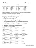 Tài liệu Bo de thi TN vao 10: De 4