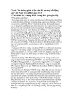 Tài liệu Xu hướng phát triển của thị trường bất động sản Việt Nam trong thời gian tới pptx