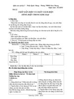 Bài giảng Bai 20. Chat dan dien va chat cach dien