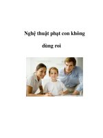 Tài liệu Nghệ thuật phạt con không dùng roi doc