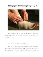 Tài liệu Phòng ngừa chấn thương trong bóng đá doc