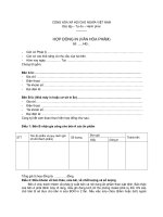 Tài liệu HỢP ĐỒNG IN (VĂN HÓA PHẨM) pdf