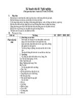 Kế hoạch chủ đề  Nghề nghiệp