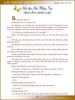 Tài liệu Lưu tình hồ điệp kiếm - Tập 26 docx