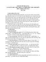 Bài soạn CĐ tổ chức trò chơi trong tiết dạy