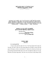 Đánh giá hiệu quả sử dụng chế phẩm sinh học biobac trong ao nuôi tôm sú ( penaeus monodon fabricius, 1798) thương phẩm tại xã vĩnh hải   vĩnh châu   sóc trăng 
