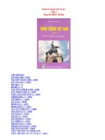 Bài soạn DANH TƯỚNG VIỆT NAM CỦA NG.KHẮC THUẦN - T2