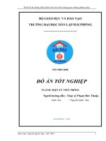 Thiết kế hệ thống điều khiển đèn báo hiệu luồng giao thông đường thuỷ 