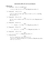 Gián án Bất đẳng thức và ứng dụng