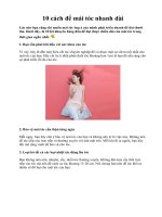 Tài liệu 10 cách để mái tóc nhanh dài docx