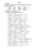 Gián án ĐC ôn thi HK I