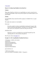 Tài liệu Getting Typed DataRows from DataViews doc