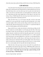 Hoàn thiện công tác lập và phân tích bảng cân đối kế toán tại công ty TNHH hưng phát 