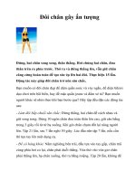 Tài liệu Đôi chân gây ấn tượng pdf