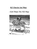 Tài liệu Âm nhạc lớp 3 - Kể Chuyện Âm Nhạc - Giới Thiệu Tên Nốt Nhạc doc