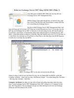 Tài liệu Kiểm tra Exchange Server 2007 bằng MOM 2005 (Phần 3) doc