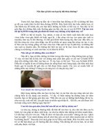 Tài liệu Nên làm gì khi con bạn bị đái tháo đường? doc