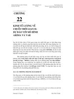 Tài liệu Kinh tế lượng căn bản - Phần 2 pdf