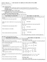 Bài giảng Tu chon vat li 10 tuan 18