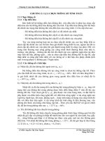 Tài liệu Chương 2: Lựa chọn thông số tính toán doc