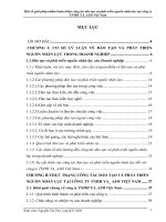 Một số giải pháp nhằm hoàn thiện công tác đào tạo và phát triển nguồn nhân lực tại công ty TNHH YA AJM việt nam 