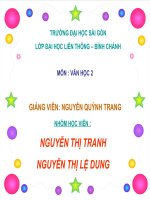 Tài liệu Thuyết trình môn Văn học 2: Ai có lỗi (Truyện của A-mi-xi) ppt