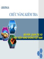 Tài liệu QUẢN TRỊ KINH DOANH HỌC VIỆN HÀNG KHÔNG VIỆT NAM CHƯƠNG 8 docx