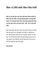 Tài liệu Bảo vệ đôi mắt theo lứa tuổi doc