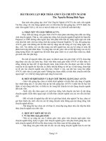 Tài liệu BÀI THAM LUẬN HỘI THẢO ANH VĂN CHUYÊN NGÀNH ppt