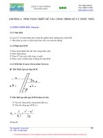 Tài liệu Giáo trình xử lý nước thải P2 pdf