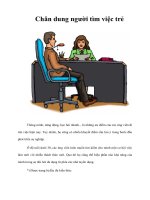 Tài liệu Chân dung người tìm việc trẻ doc