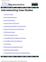 Tài liệu Internetworking Case Studies pptx