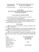 Gián án QUYẾT ĐỊNH 10/2007/UBND TỈNH