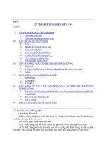 Tài liệu Kỹ thuật thí nghiệm hữu cơ pptx