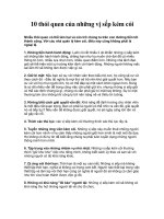 Tài liệu 10 thói quen của những vị sếp kém cỏi docx