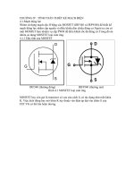 Tài liệu CHƯƠNG IV : TÍNH TOÁN THIẾT KẾ MẠCH ĐIỆN pdf